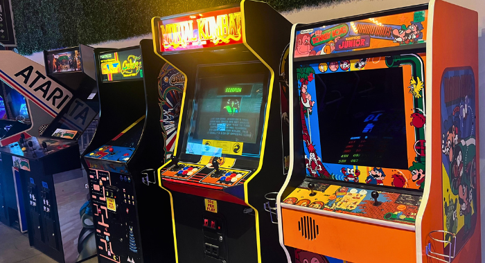 A stock arcade photo